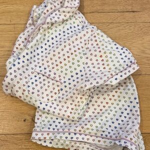 roller rabbit “disco hearts” pajamas